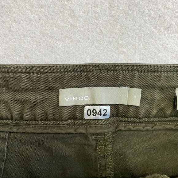 Vince Cargo Pants Women's 4 Green Tapered Utility Jogger Actual 28 x 26 - Picture 2 of 8